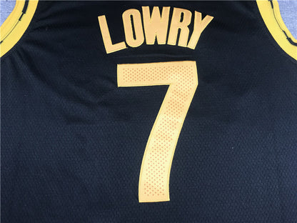 Men's Toronto Raptors Kyle Lowry #7 Black Replica Player Jersey1