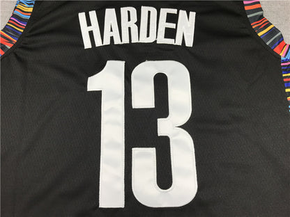 Men's Brooklyn Nets James Harden #13 NBA Black Fashion Jersey1 - City Edition