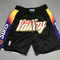 Men's Phoenix Suns Black City Edition Basketball Shorts1