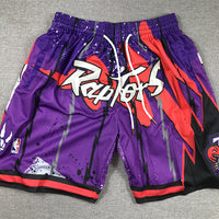 Men's Toronto Raptors Purple Swingman Pocket Shorts1