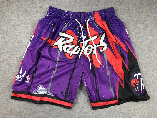 Men's Toronto Raptors Purple Swingman Pocket Shorts1