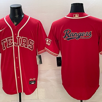 Men's Texas Rangers Red 2026 City Connect Player Jersey