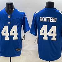 Men's New York Giants Cam Skattebo #44 Royal Player Game Jersey
