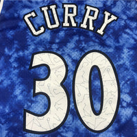 Men's Golden State Warriors Stephen Curry Mitchell & Ness Blue Swingman Jersey1