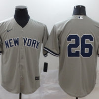 Men's New York Yankees DJ LeMahieu #26 Gray Replica Player Name Jersey1