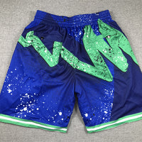 Men's Dallas Mavericks Blue Swingman Pocket Shorts1