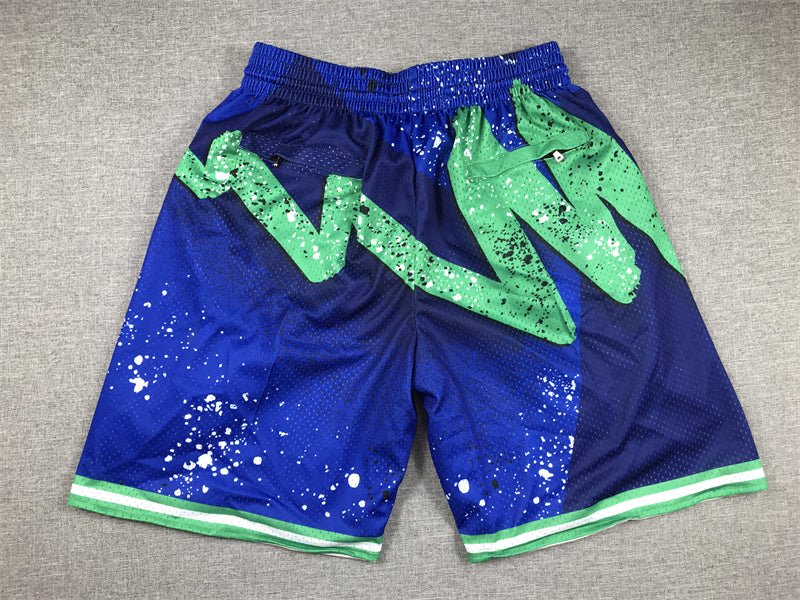 Men's Dallas Mavericks Blue Swingman Pocket Shorts1