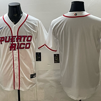 Men's Puerto Rico Baseball White 2026 World Baseball Classic Stadium Jersey