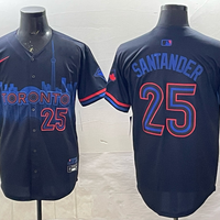 Men's Toronto Blue Jays Anthony Santander #25 Black 2024 City Connect Limited Player Jersey