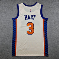 Men's New York Knicks Josh Hart #3 Cream 2025/26 Swingman Jersey - City Edition
