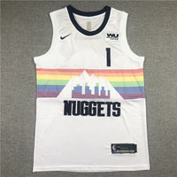 Men's Denver Nuggets Michael Porter Jr. White Swingman Player Jersey1