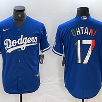Men's Los Angeles Dodgers Shohei Ohtani Blue Player Jersey1