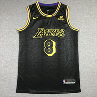 Men's Los Angeles Lakers Kobe Bryant #8 Black Swingman Player Jersey1