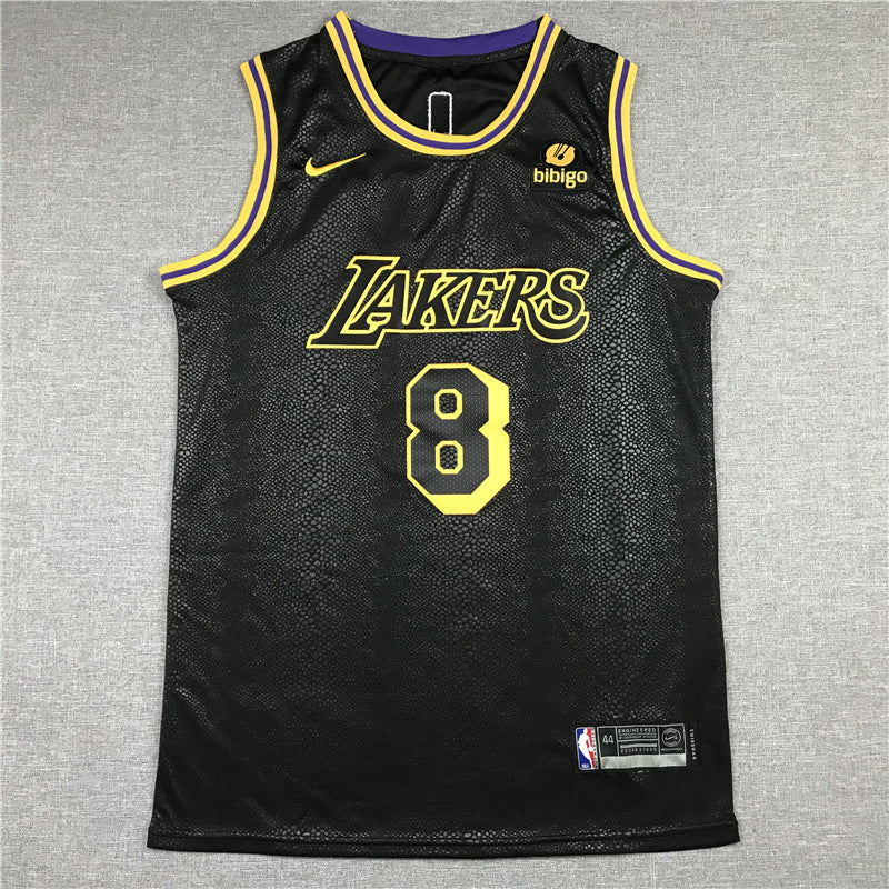 Men's Los Angeles Lakers Kobe Bryant #8 Black Swingman Player Jersey1