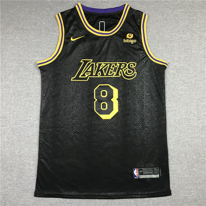 Men's Los Angeles Lakers Kobe Bryant #8 Black Swingman Player Jersey1