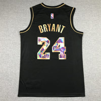Men's Los Angeles Lakers Kobe Bryant #24 Black Swingman Jersey1