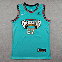 Men's Memphis Grizzlies Cameron Boozer #27 Green Swingman Jersey