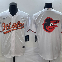 Men's Baltimore Orioles White Home Replica Player Jersey1