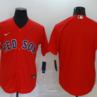 Men's Boston Red Sox Red Alternate Replica Team Blank Jersey1