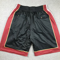 Men's Miami Heat Black Pocket Shorts1
