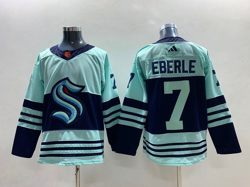 Men's Seattle Kraken Jordan Eberle #7 Teal Reverse Retro 2.0 Authentic Player Jersey1