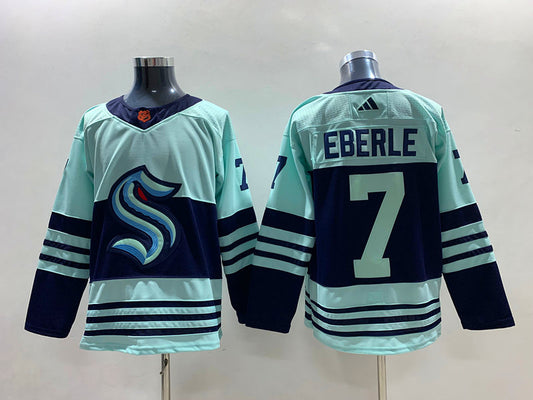 Men's Seattle Kraken Jordan Eberle #7 Teal Reverse Retro 2.0 Authentic Player Jersey1