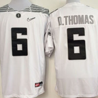 Men's Oregon Ducks De'Anthony Thomas #6 White Player Game Jersey