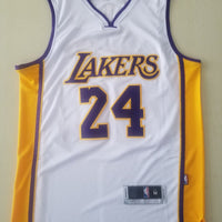 Kobe Bryant #24 Los Angeles Lakers White Swingman Player Jersey