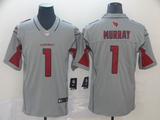 Men's Arizona Cardinals Kyler Murray #1 Gray Inverted Legend Jersey1