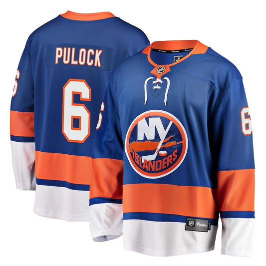Men's New York Islanders Ryan Pulock #6 Royal Player Game Jersey1