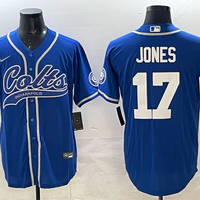 Men's Indianapolis Colts Daniel Jones #17 Royal Player Game Jersey