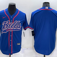Men's Buffalo Bills Royal Blank Jersey1