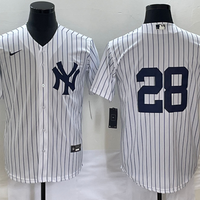 Men's New York Yankees Josh Donaldson #28 White Replica Player Name Jersey1