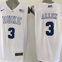 Men's Duke Blue Devils Grayson Allen #3 White Player Jersey
