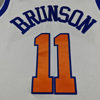 Men's New York Knicks Jalen Brunson #11 White 2025/26 Swingman Jersey - City Edition