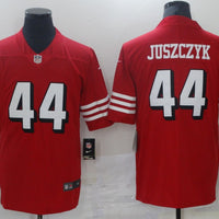 Men's San Francisco 49ers Kyle Juszczyk #44 Red Game Player Jersey1