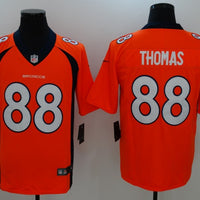 Men's Denver Broncos Demaryius Thomas #88 Orange Game Jersey1