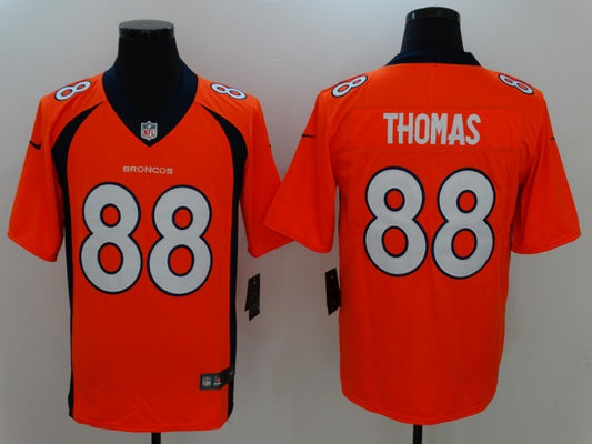 Men's Denver Broncos Demaryius Thomas #88 Orange Game Jersey1