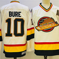 Men's Vancouver Canucks Pavel Bure #10 White Game Jersey1