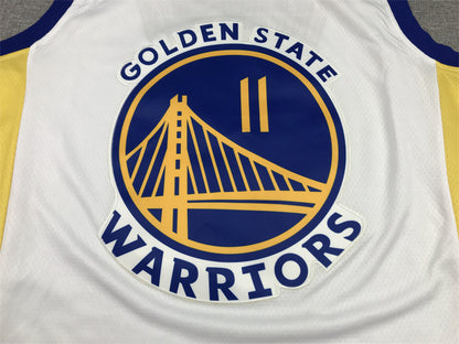 Men's Golden State Warriors Klay Thompson #11 White Player Jersey1