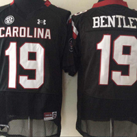 Men's South Carolina Gamecock Jake Bentley #19 Black Player Game Jersey