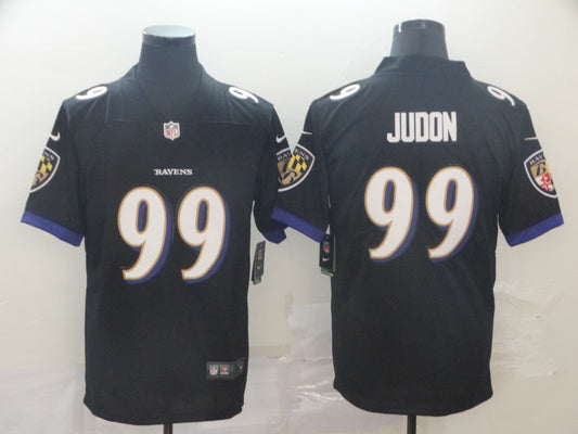 Men's Baltimore Ravens Matthew Judon #99 Black Game Jersey1