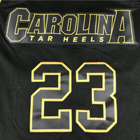 Men's North Carolina Tar Heels Michael Jordan #23 Black Swingman Jersey
