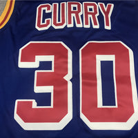 Stephen Curry Golden State Warriors Blue City Edition Jersey - 4