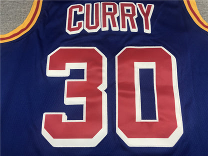 Men's Golden State Warriors Stephen Curry #30 Blue 2022 City Edition Jersey1
