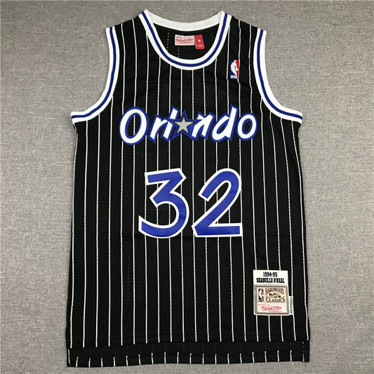 Men's Orlando Magic Shaquille O'Neal Black Classics 1994-95 Swingman Jersey1