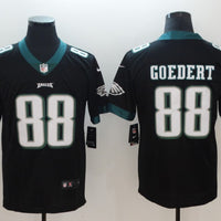 Men's Philadelphia Eagles Dallas Goedert #88 Black Game Jersey1
