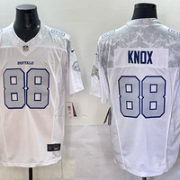 Men's Buffalo Bills Dawson Knox #88 White 2025 Rivalries Collection Limited Jersey
