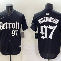 Men's Detroit Lions Aidan Hutchinson #97 Black Game Player Jersey