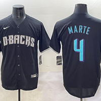 Men's Arizona Diamondbacks Ketel Marte #4 Black Player Jersey